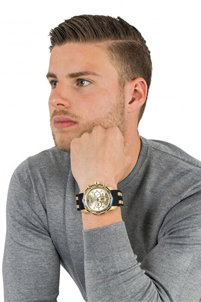 Orë për meshkuj Invicta Pro Diver 17887, e zezë/artë