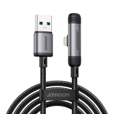 Kabllo karikimi Joyroom USB A në Lightning, 3A, 1.2m, e zezë