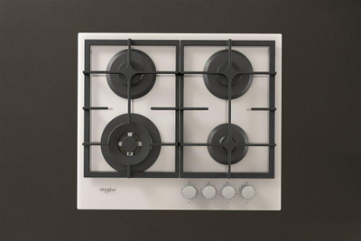 Pianurë me gaz Whirlpool AKTL 629 WH, 4 vatra, e futur te moblia, e bardhë