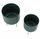 Set vazo dekorative Grent, 2 copë, 20x29 cm dhe 16x24 cm, jeshile me të artë