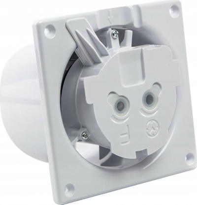 Ventilator për banjo Fan dRim 100 DTS, 100mm, me timer, i bardhë