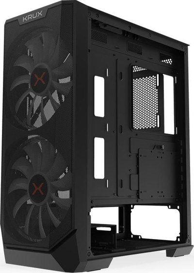 Kasë kompjuteri Krux Vortex ARGB (KRX0094), e zezë