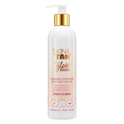 Losion për nxirje Skin&Tan Body Glow Gradual, 280 ml