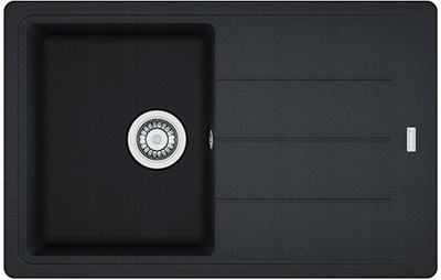Lavaman kuzhine Franke Basis BFG 611, fragranit, për dollap 45cm, onyx i zi