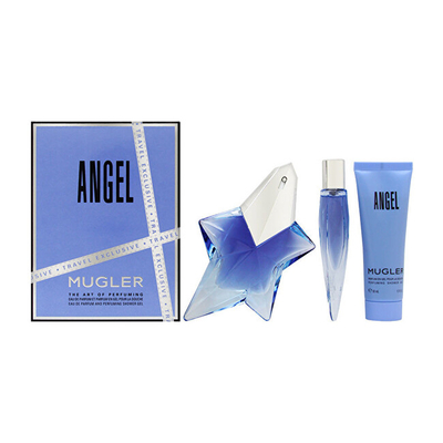 Set për trup Thierry Mugler Angel, Parfum 50 ml + Parfum 10 ml + Xhel dushi 50 ml