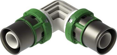 Bërryl presimi Comap MultiSkin 9090W20, Ø20x20mm, 90°, PPSU