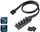 Kabllo Akasa FLEXA FP5H, 1x 4pin PWM - 5x 4pin PWM, 30cm, 2 copa