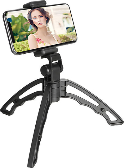 Tripod telefoni APEXEL APL-JJ04, i rregullueshëm, kokë 360°, i zi