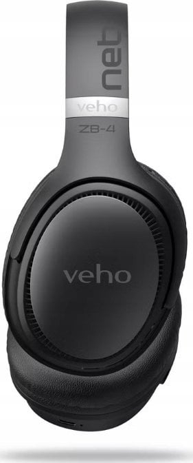 Kufje pa tela Veho ZB-4 NEB, Bluetooth 5.3, 36 orë bateri, të zeza