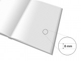 Fletore MFP Record Book ZL5104, A5, 100 fletë me vija, me lule rozë