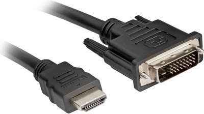 Kabllo Sharkoon, HDMI në DVI-D, 5 m, e zezë