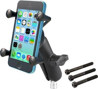 Mbajtës telefoni RAM Mount RAM B 367 UN7U, për motor, sistem X Grip, i zi