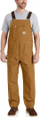 Работен комбинезон Carhartt Relaxed Fit Duck Bib, памучен платнен материјал, за мажи