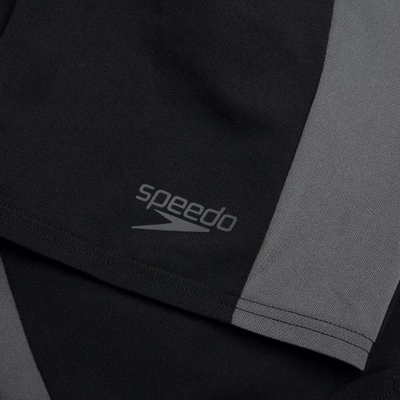 Rroba banje jammer për burra Speedo Endurance+ Max Splice, që nuk i ha klori, thahen shpejt, të zeza me gri