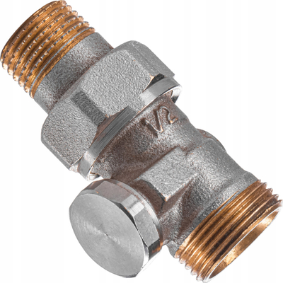 Valvul kthimi Comap Straight, 1/2"-M22, rregullim prurjeje, e nikluar