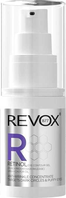 Krem xhel për sy Revox B77 me retinol kundër rrudhave dhe fryrjeve, 30 ml
