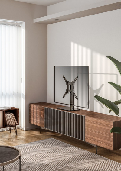 Këmbë tavoline për TV Gembird TV Stand Swivel, 23-55", 40kg, e zezë