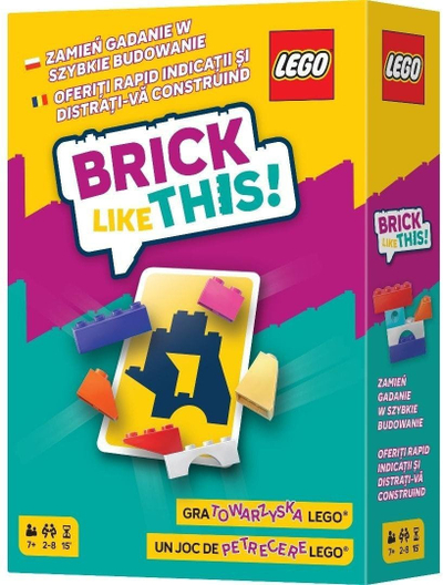 Lojë tavoline LEGO Brick Like This, për 2 ekipe, familjare, shumëngjyrëshe