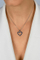 Pendant për qafore Brilio Silver, i argjendtë / kaltër