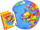 Едукативен глобус Our World, 30 cm, шарен