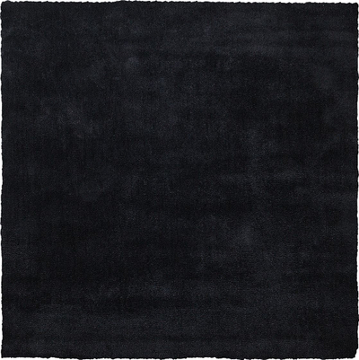 Tapet shaggy Beliani DEMRE, 200x200 cm, poliester, i zi