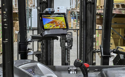 Stacion ankorimi për tablet Gamber-Johnson 7160-1801-90, për Zebra ET4X, me kyç sigurie, gri
