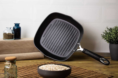 Tigan grilë Berlinger Haus Black Professional Line, 28cm, me veshje graniti, i zi