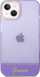 Futrollë telefoni Guess për iPhone 14 6.1", plastike, vjollcë