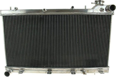 Radiator uji sport D1Spec TurboWorks për Subaru Impreza 95-01, alumin, ngjyrë argjendtë