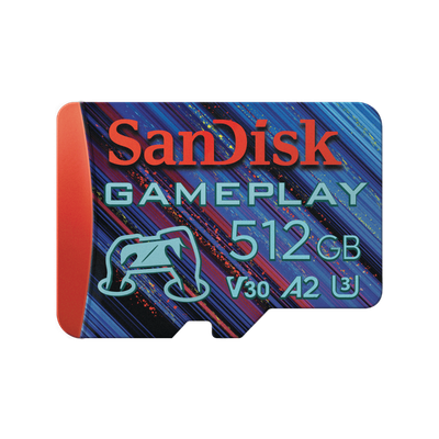 Kartë memorie SanDisk Gameplay microSD, 1TB, V30 A2, shumëngjyrëshe