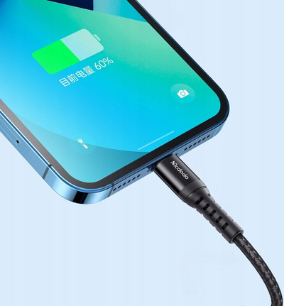 Kabllo kariku i shkurtër Mcdodo USB Lightning, 20cm, 20W, i zi