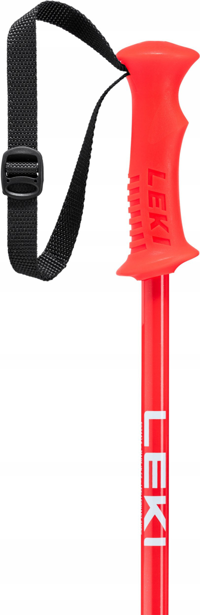 Штапови за скијање за деца Leki Kids Rider, алуминиум, 80 cm, петрол црвена бела