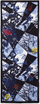 Shall për femra Desigual Denim Flowers Rectangle, i kaltër