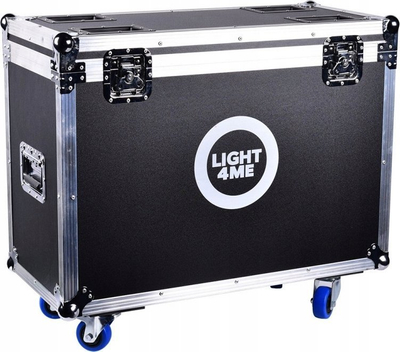 Kuti transporti Light4Me Venom Spot Ring 200W Case, 2 ndarje, me rrota, e zezë