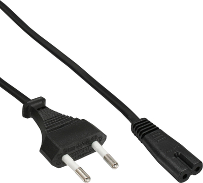 Kabllo rryme InLine, prizë Euro 8 C7, 1m, set me 70 copë, e zezë