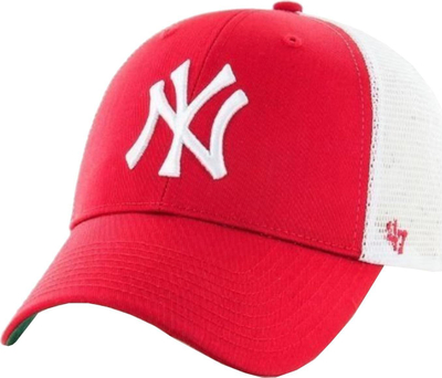 Kapelë trucker 47 Brand New York Yankees Branson, me rrjetë, e kuqe me të bardhë