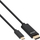 Kabllo USB C në HDMI InLine 64111, 1 m, 4K 60 Hz, e zezë
