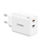 Karikues muri Choetech me dy Type-C GaN PD65W, 2x USB-C, i bardhë