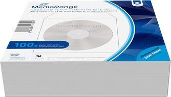 Kuti mbrojtëse për disk optik MediaRange BOX162, 1 disk, e bardhë
