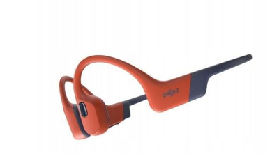 Спортски слушалки Shokz OpenSwim Pro, 32GB MP3, IP68, портокалово-црвени