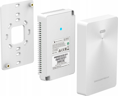 Access point muri Grandstream GWN7661, Wi‑Fi 6, 4x Gigabit LAN, i bardhë