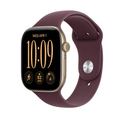 Apple Watch 46mm Burgundy Sport Band, S/M