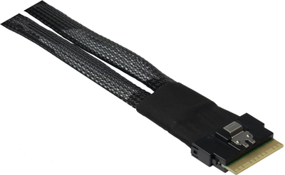 Kабел SAS Inter-Tech 88885641, SFF-8654 8i во 2x SFF-8087, 0.75 m, 24 Gbit/s