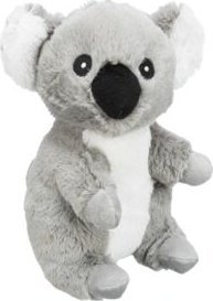 Lodër pelushi për qen Trixie Koala Elly, me fishkëllimë, gri