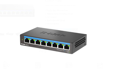 Switch rrjeti D-Link DMS-108, 8 porta 2.5Gbps, desktop, metalik