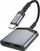 Adapter USB Type C Hoco LS40, 2 në 1, 27W, gri