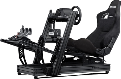 Ulëse garash Next Level Racing ERS1 Elite, shpinë e rregullueshme, material suede, e zezë