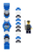 Orë dore Lego City Special Policeman 8021028