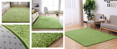 Tapet Strado Rug Alpaca, 80x150 cm, poliester, jeshile