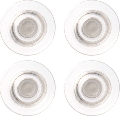 Magnetë për tabela Nobo Rare Earth, 32mm, set 4 copë, transparent
